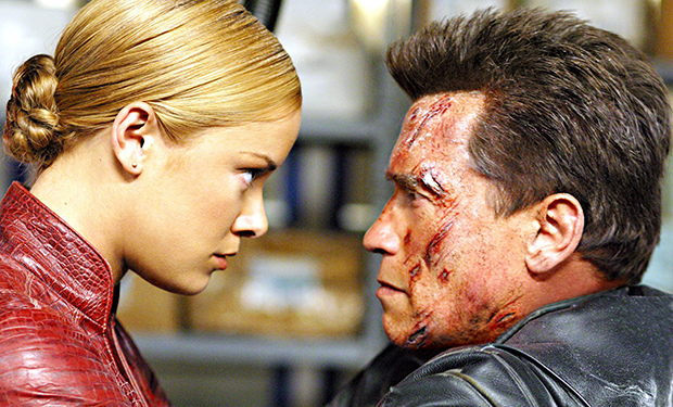 TERMINATOR 3: RISE OF THE MACHINES, Kristanna Loken, Arnold Schwarzenegger, 2003, (c) Warner Brother